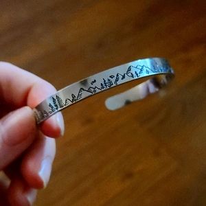 Mountains bracelet bangle